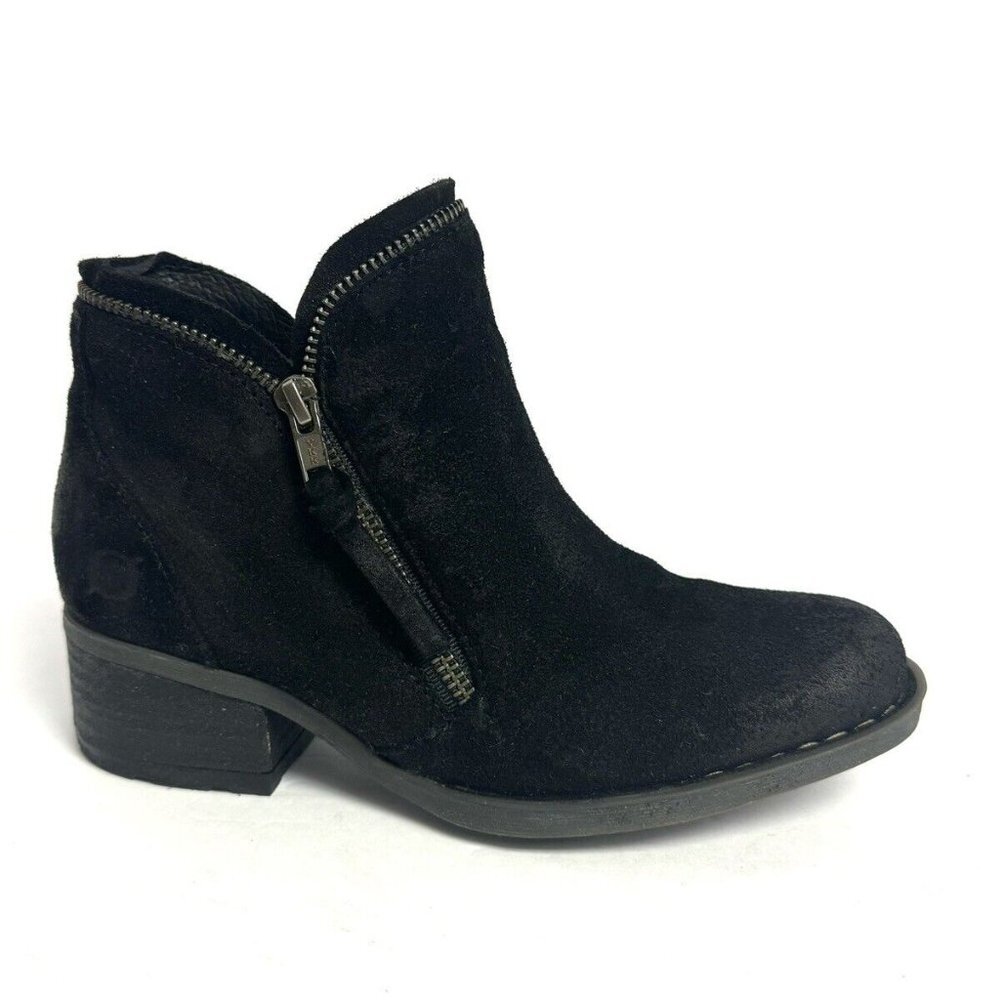 Born Womens Montoro Boot Black Size 6 M